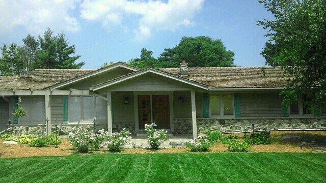 Roofing project before
